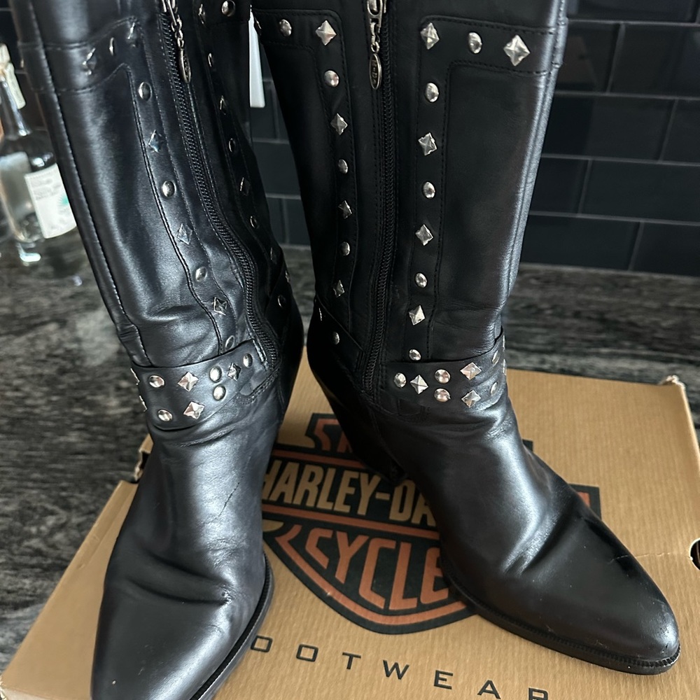 Harley Davidson”Strut” 9” Sudded Boots